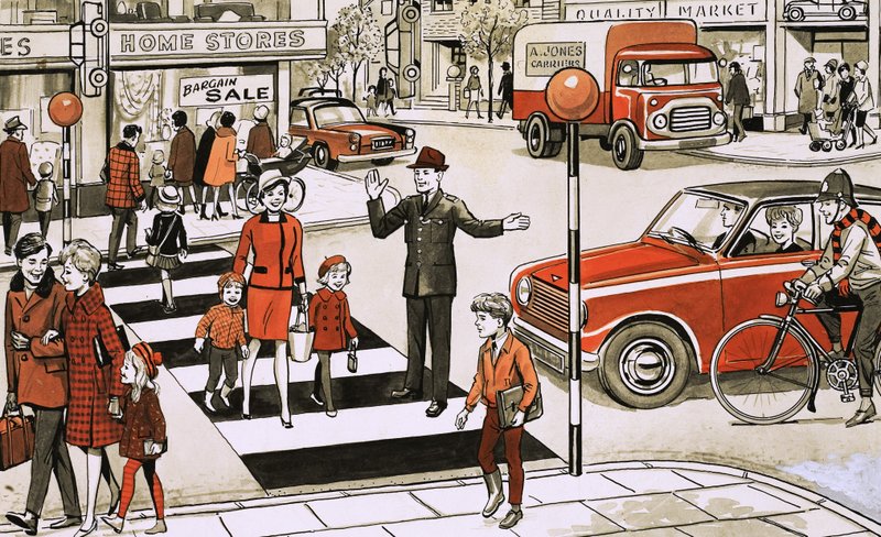 Scena uliczna. Znajdź błędy puzzle autorstwa English School