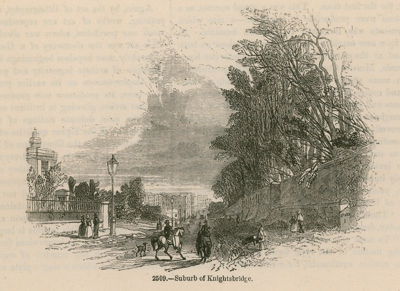 Przedmieście Knightsbridge, Londyn autorstwa English School