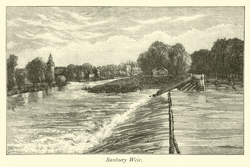Sunbury Weir autorstwa English School