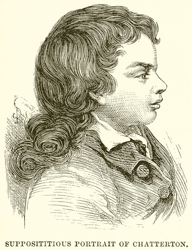 Podejrzliwy portret Chattertona autorstwa English School