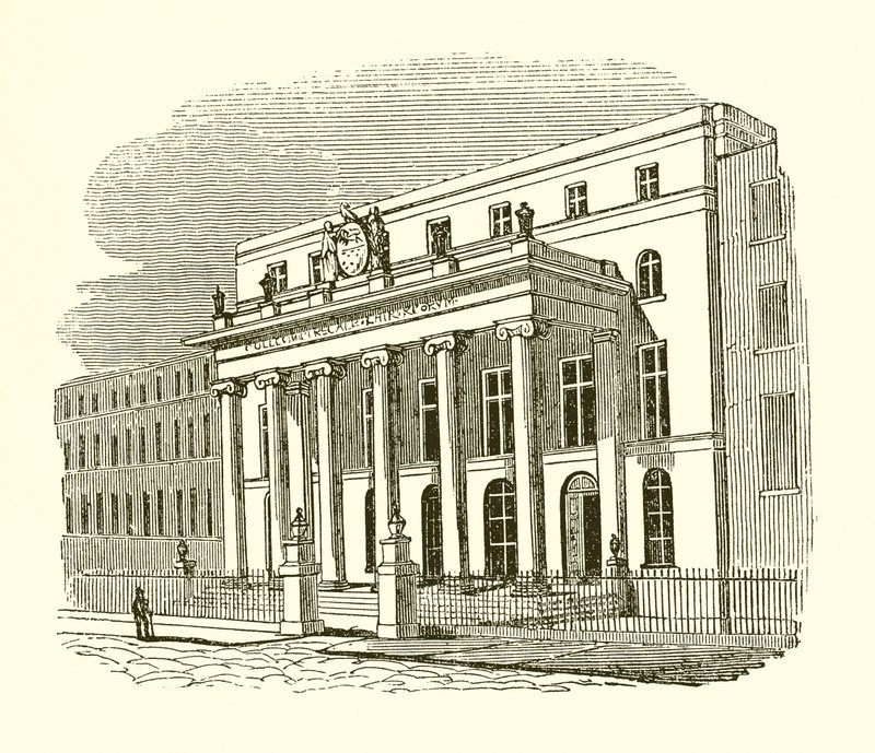 Sala Chirurgów w Lincolns Inn Fields autorstwa English School