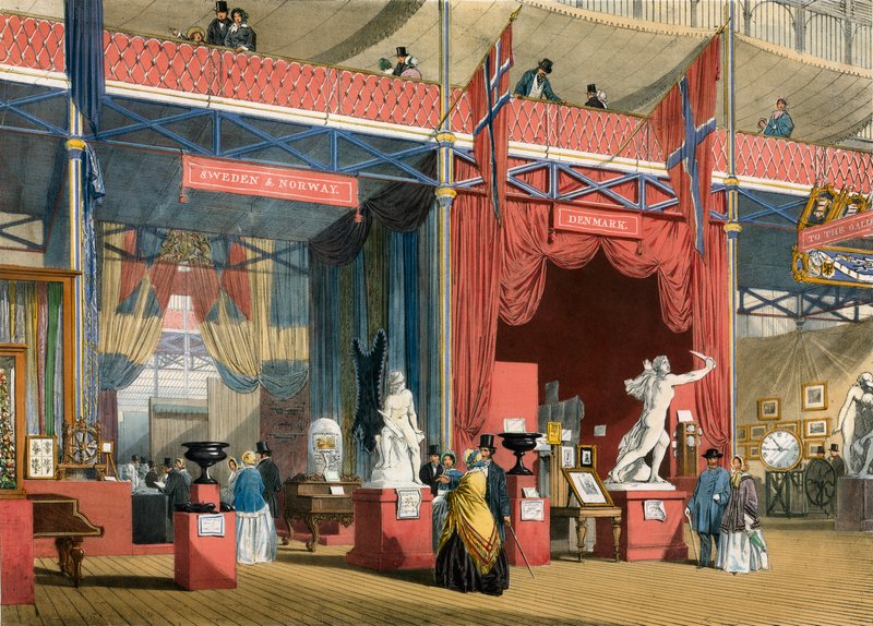 Szwecja i Dania, Wielka Wystawa, 1851 autorstwa English School