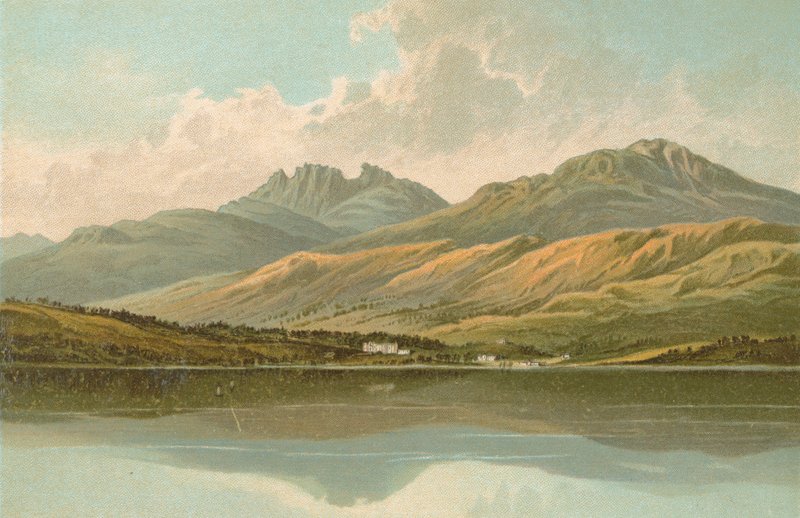 Tarbet and the Cobbler - Loch Lomond autorstwa English School