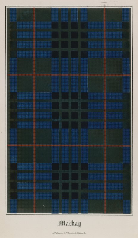 Tartan klanu Mackay autorstwa English School