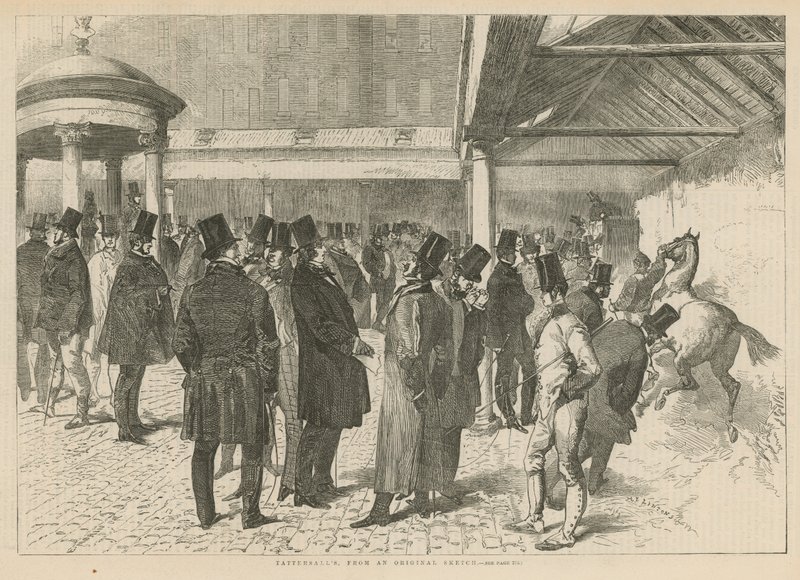 Licytatorzy koni wyścigowych Tattersalls autorstwa English School