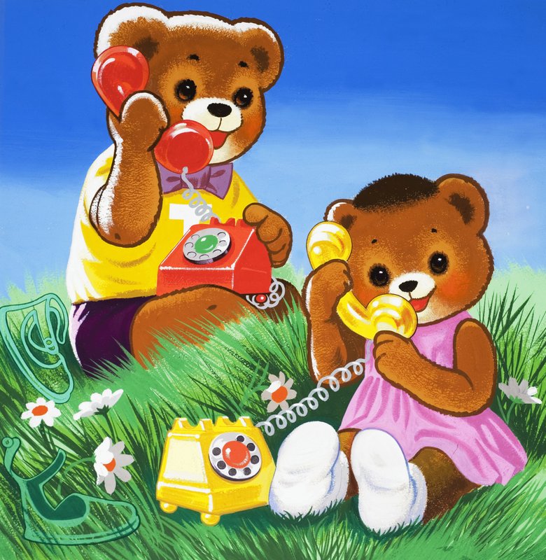 Miś (z ukrytymi przedmiotami) autorstwa English School