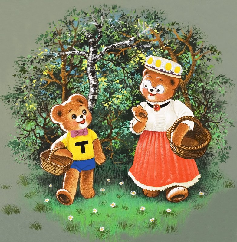 Miś (z ukrytymi przedmiotami) autorstwa English School