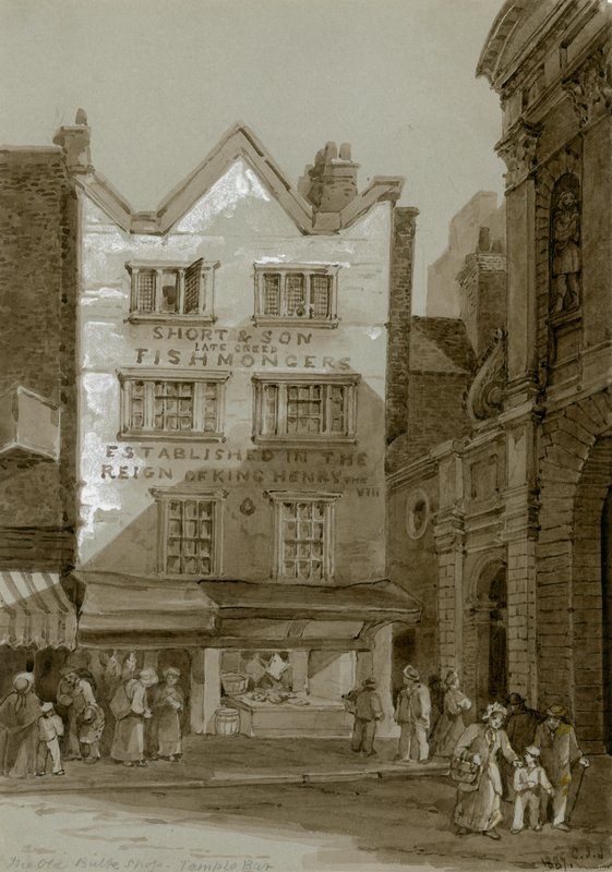 Temple Bar, Londyn, The Old Bulk Shop autorstwa English School