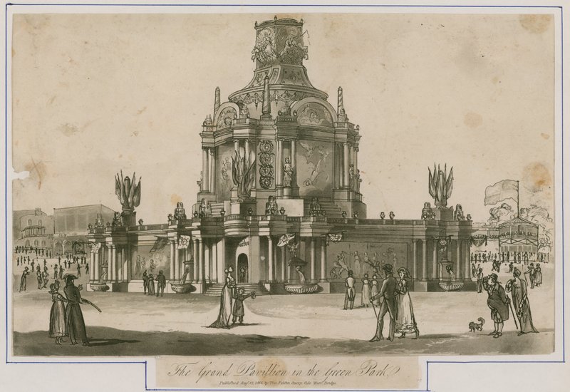 Świątynia Zgody wzniesiona dla Pokoju 1814 r. autorstwa English School