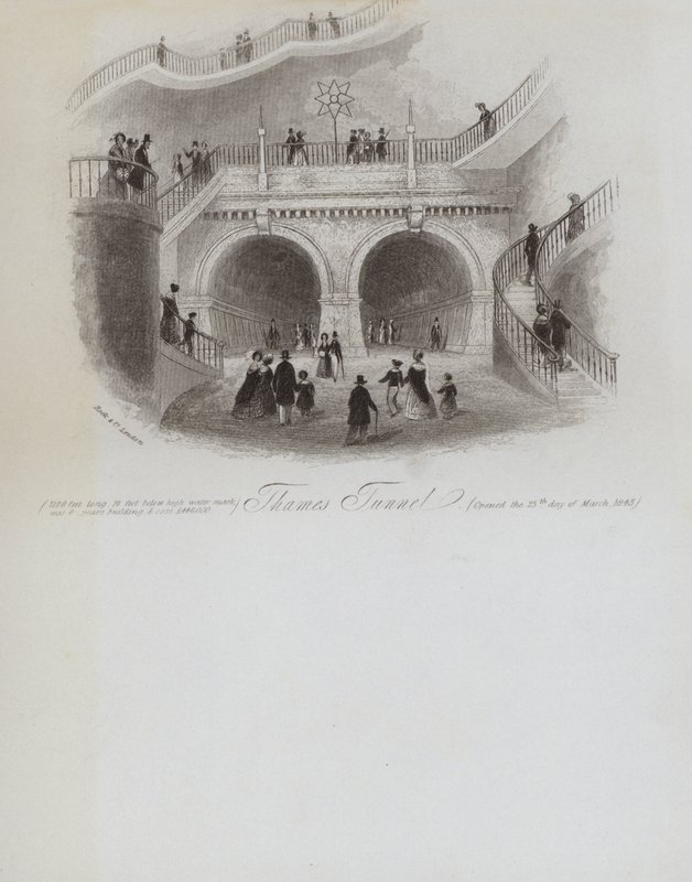 Tunel Tamizy (grawerowanie) autorstwa English School