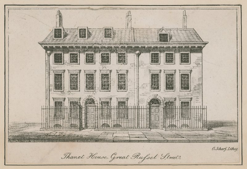 Thanet House, Great Russell Street, Londyn autorstwa English School