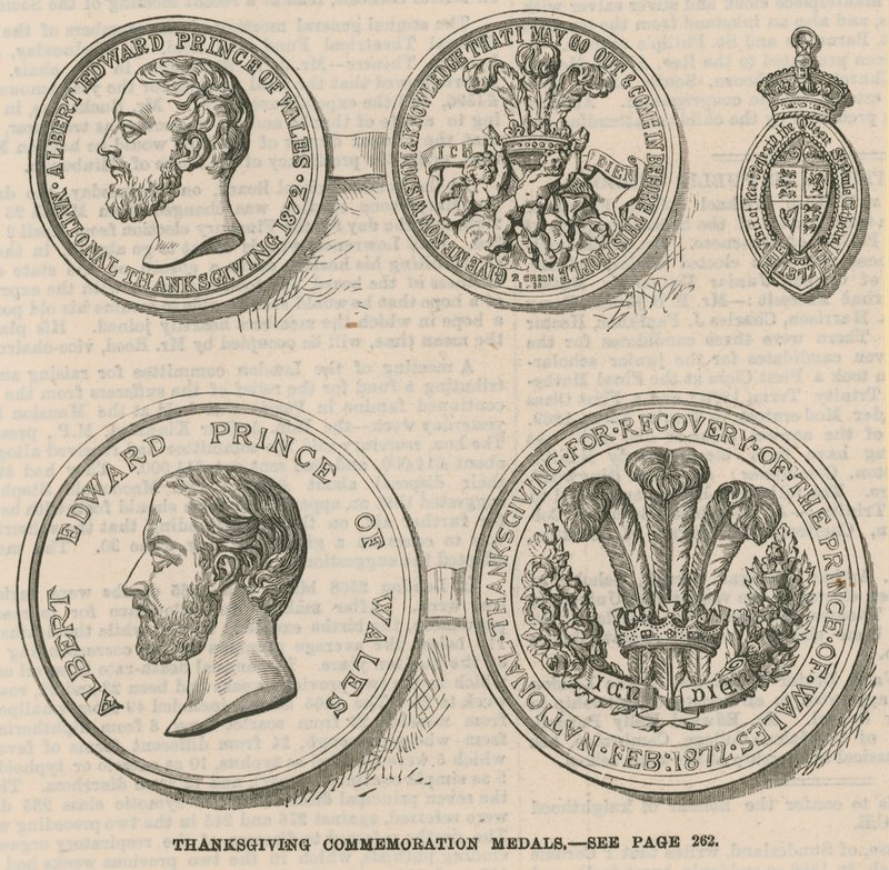 Medal pamiątkowy Święta Dziękczynienia autorstwa English School
