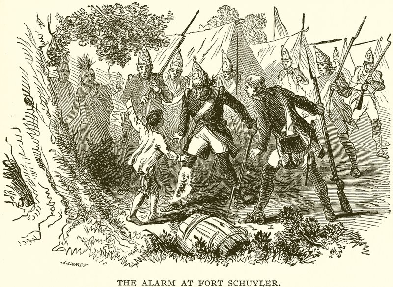 Alarm w Fort Schuyler autorstwa English School