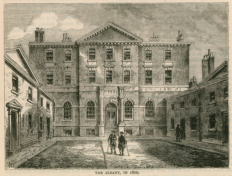 Albany, Londyn, 1800 r autorstwa English School