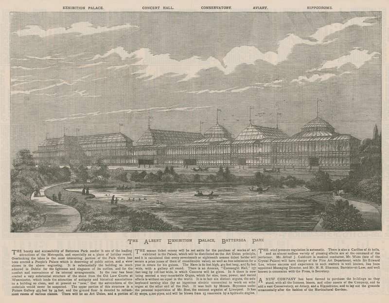Wystawa Albert w Battersea Park autorstwa English School