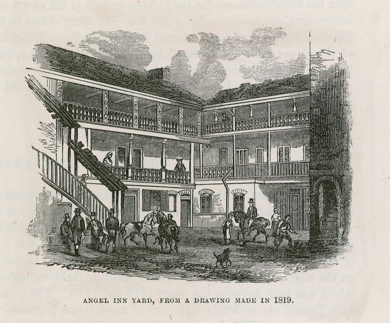 Angel Inn, Islington autorstwa English School
