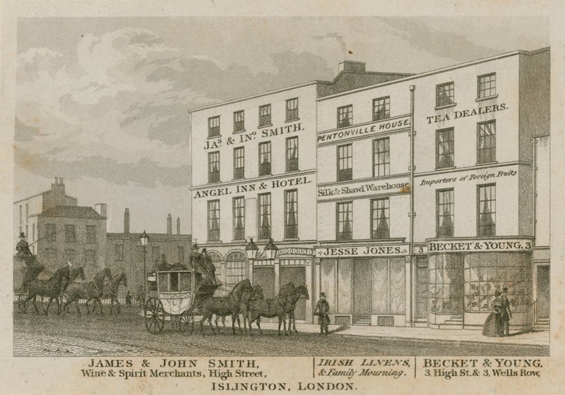Angel Inn, Islington autorstwa English School