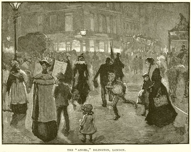 Anioł, Islington, Londyn autorstwa English School