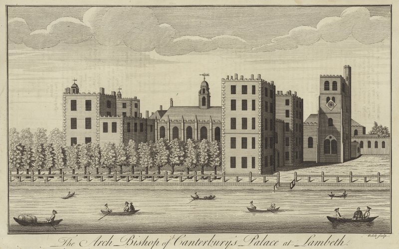 Arcybiskup Pałacu Canterburys w Lambeth autorstwa English School