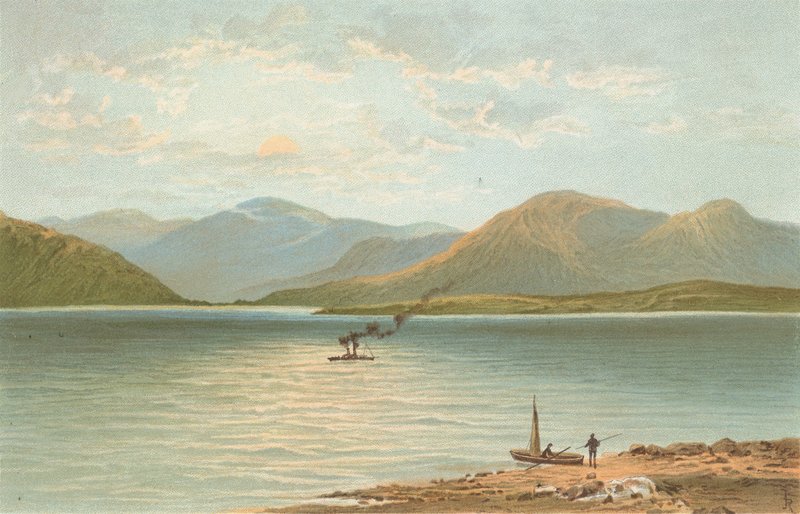 Góry Ardgower z Ballachulish autorstwa English School
