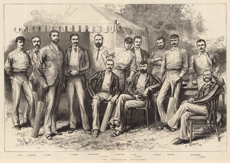 Australijscy Cricketers autorstwa English School