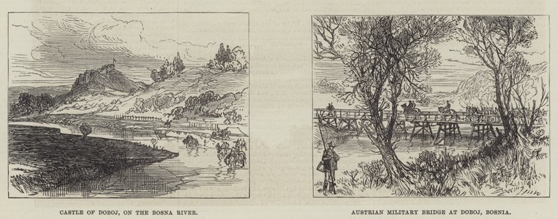 Austriacy w Bośni (rycina) autorstwa English School