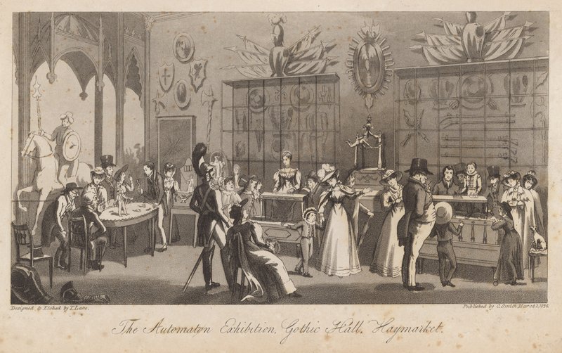 Wystawa Automatów, Sala Gotycka, Haymarket autorstwa English School