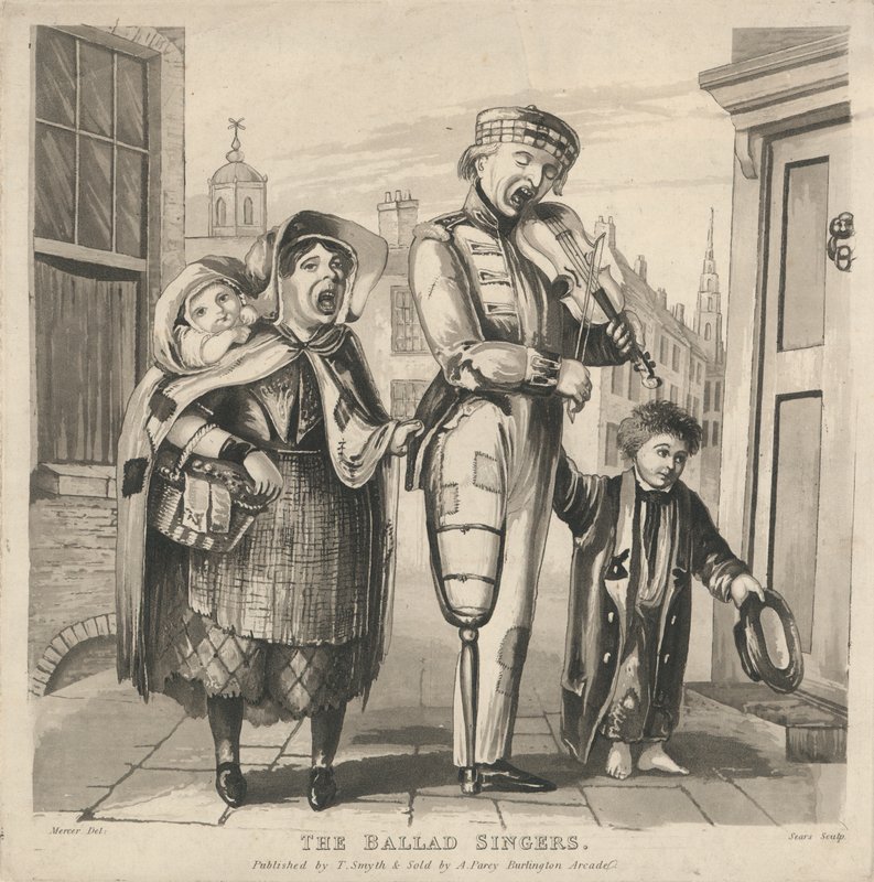 Śpiewacy ballad autorstwa English School