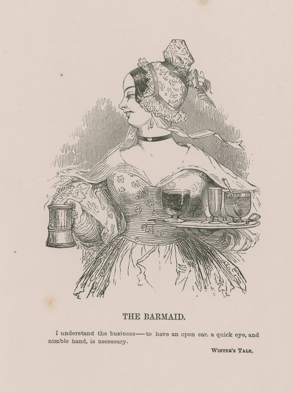 Barmanka autorstwa English School
