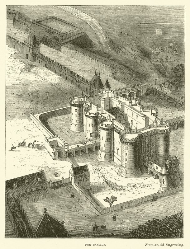 Bastylia (rycina) autorstwa English School