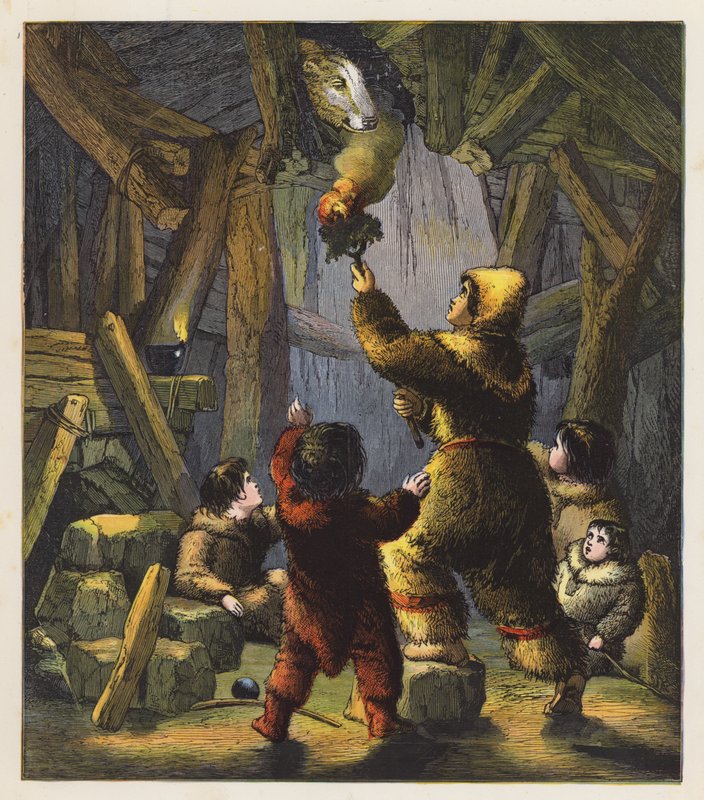 Niedźwiedź (kolorowa litografia) autorstwa English School