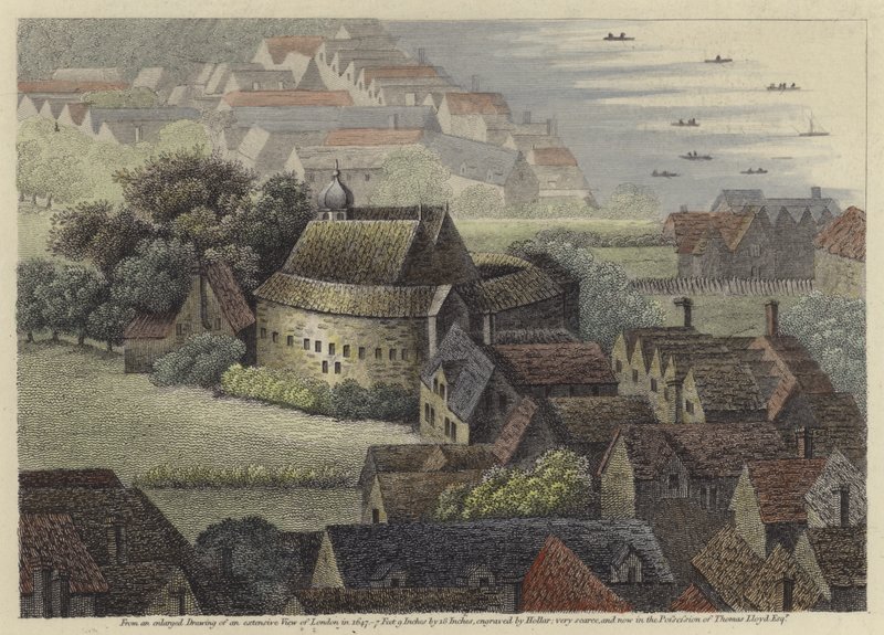 Ogród Niedźwiedzia, Londyn autorstwa English School