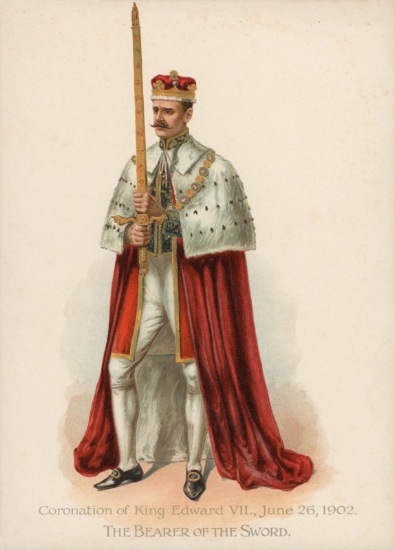 Nosiciel Miecza (chromolitho) autorstwa English School