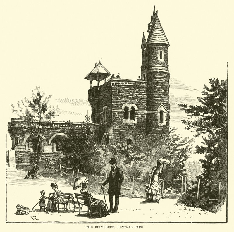 Belweder, Central Park autorstwa English School