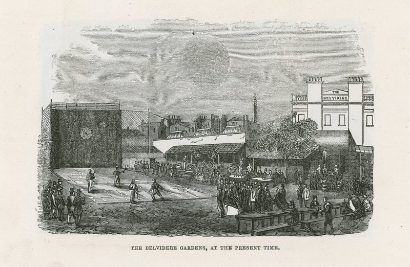 Ogrody Belvidere autorstwa English School