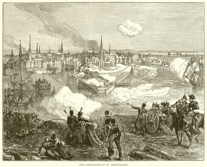 Bombardowanie Kopenhagi autorstwa English School