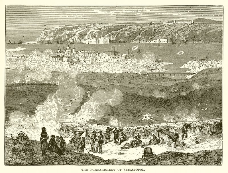 Bombardowanie Sewastopola autorstwa English School