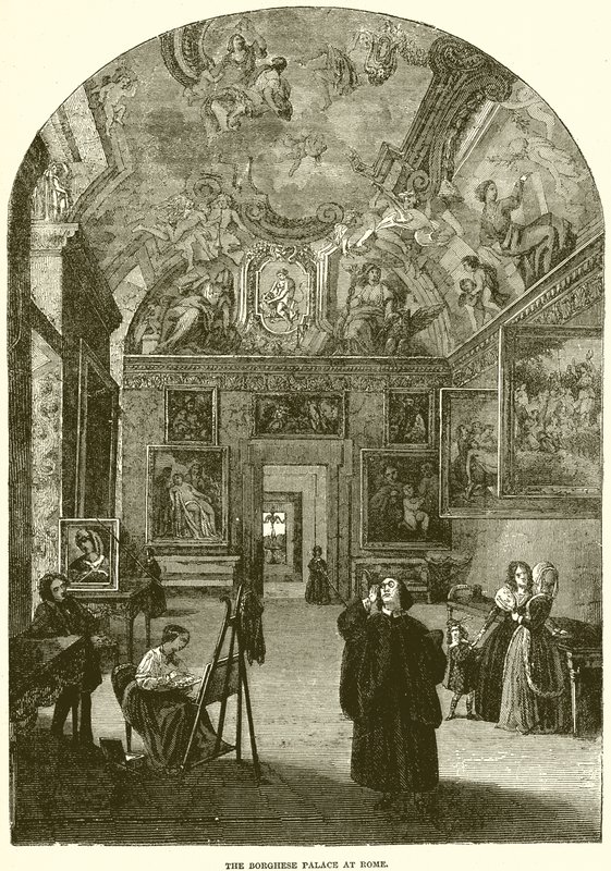 Pałac Borghese w Rzymie autorstwa English School