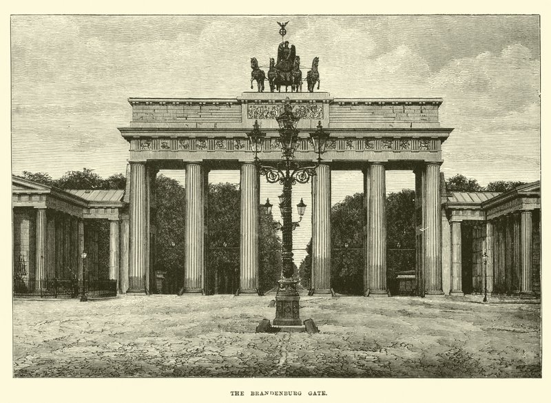 Brama Brandenburska autorstwa English School