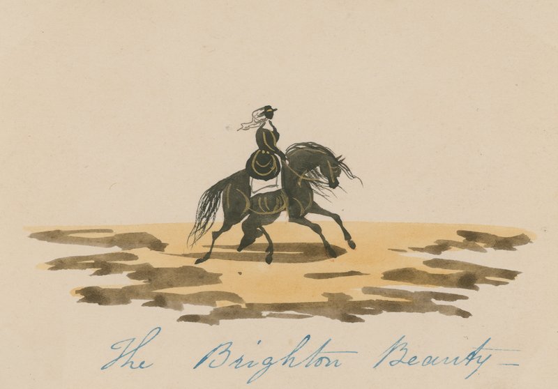 Brighton Beauty (wc na papierze) autorstwa English School