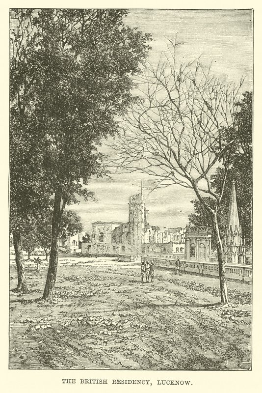 Rezydencja brytyjska, Lucknow autorstwa English School