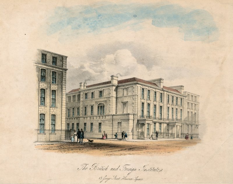 Instytut Brytyjski i Zagraniczny, 13 George Street, Hanover Square autorstwa English School