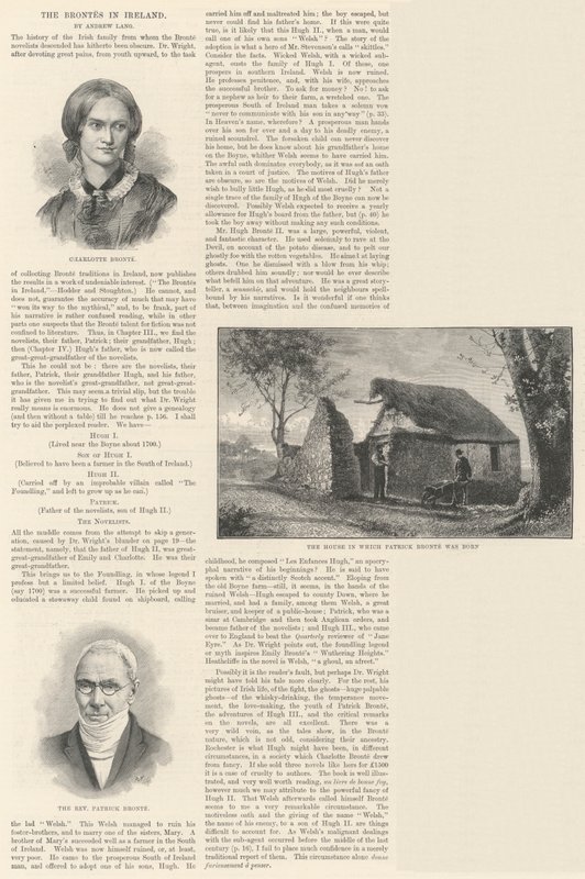 Brontes w Irlandii (grafika) autorstwa English School