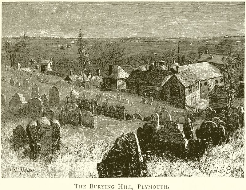 Grzebiące Wzgórze, Plymouth autorstwa English School
