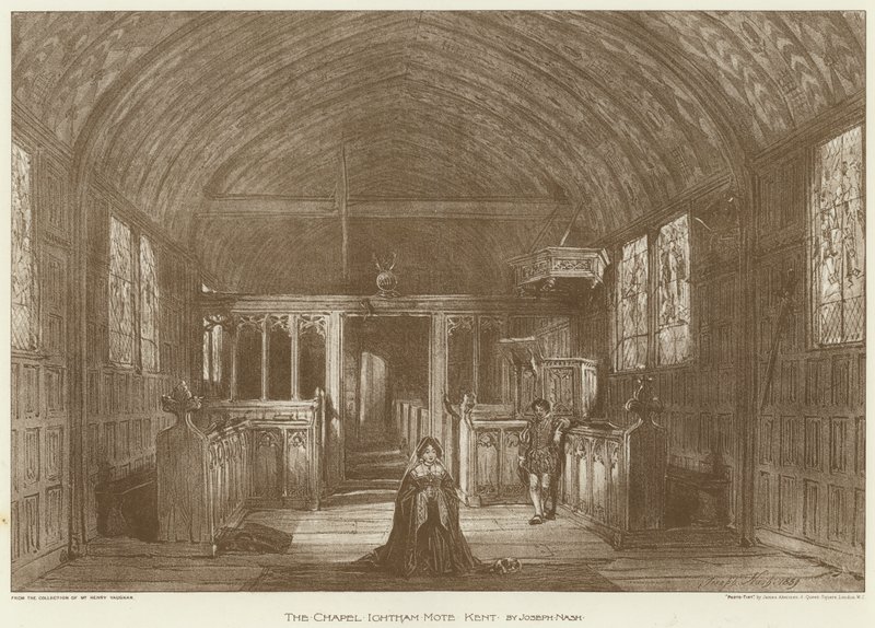Kaplica, Ightham Mote, Kent autorstwa English School