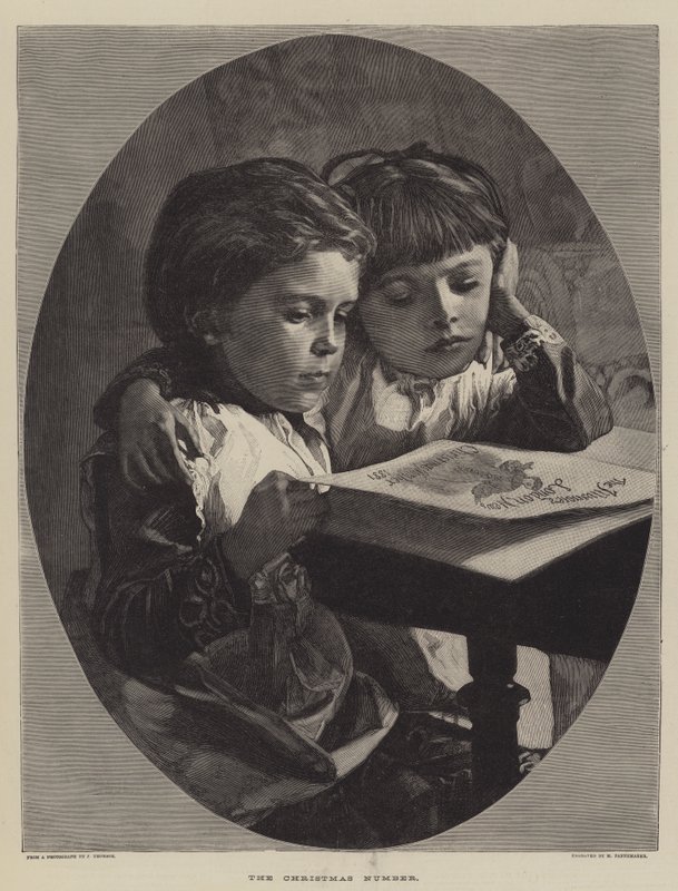 Numer bożonarodzeniowy (grawerunek) autorstwa English School