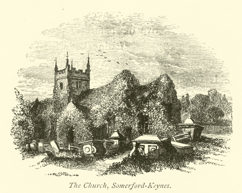 Kościół, Somerford-Keynes autorstwa English School