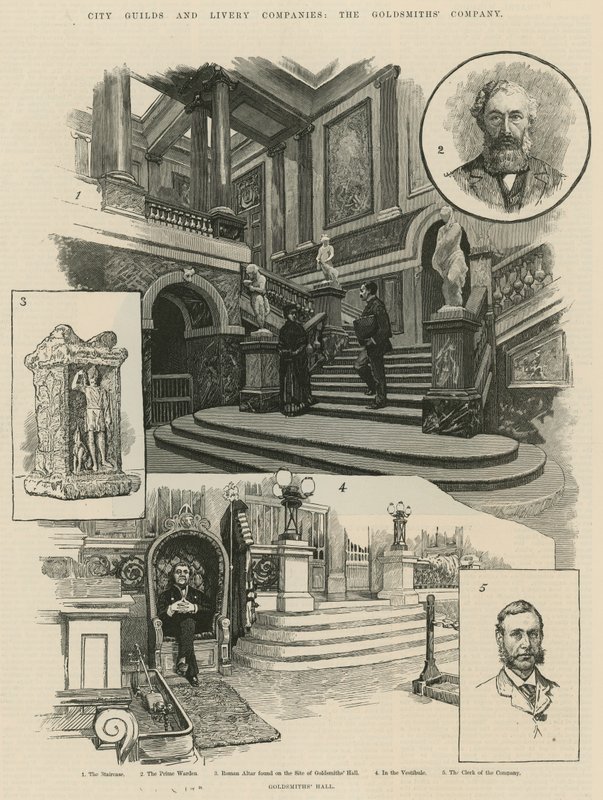 Miejskie Gildie: The Goldsmiths Company autorstwa English School