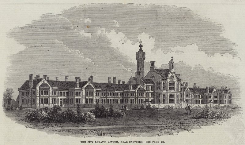 Miejski azyl dla obłąkanych, niedaleko Dartford autorstwa English School