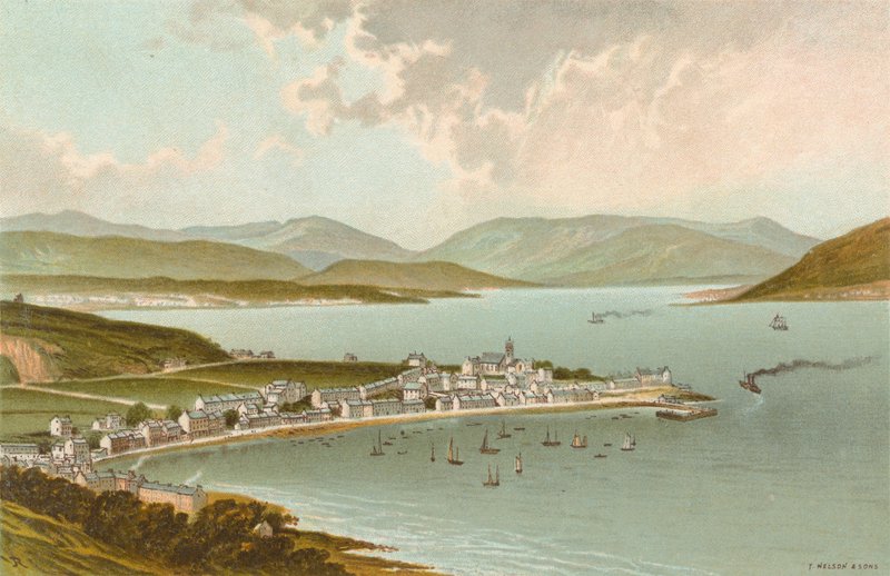 Clyde z góry Gourock autorstwa English School